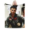 Top Gun Sign Tom Cruise Fighter Blankets Quality Super Warm  Throw Blanket Winter Girls Boys Outdoor Pattern Bedspread