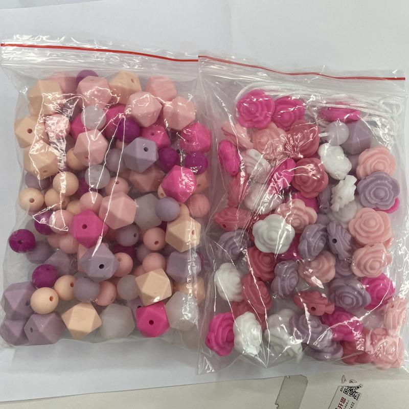 200 шт. Diy ожерелье браслет набор бусин силиконовые бусины для ручной работы браслет ювелирные изделия с 5 м