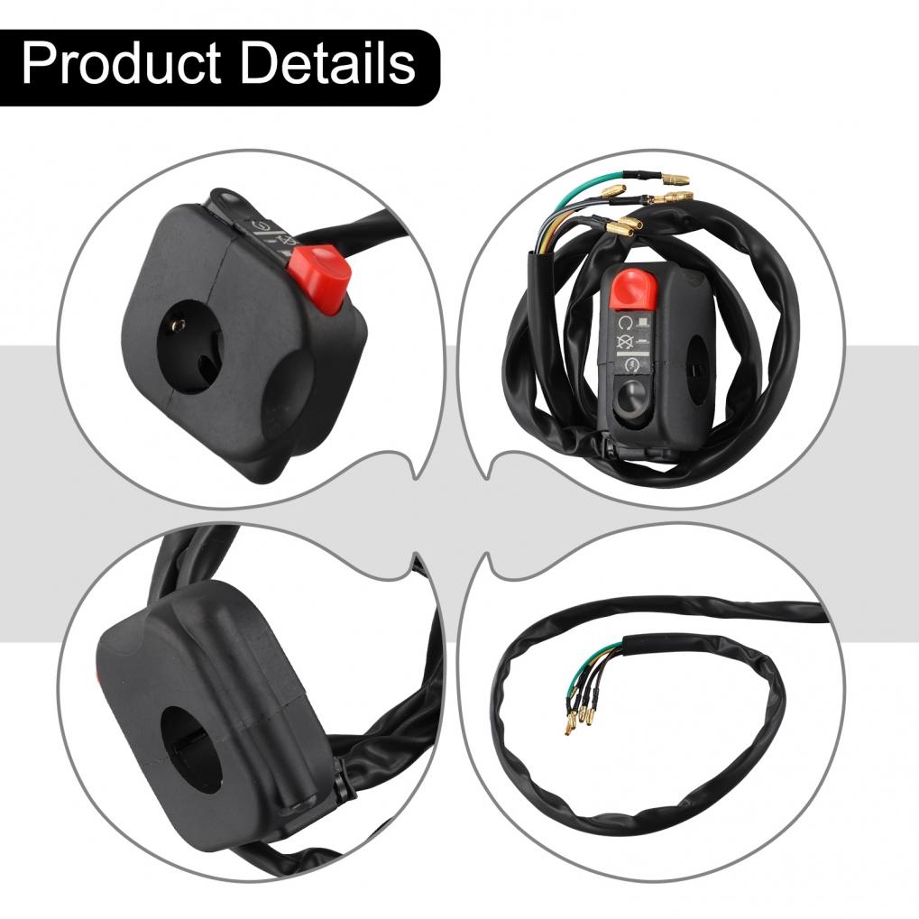 Practical and Reliable Motorbike ATV Handlebar Mount Start Stop Kill Switch