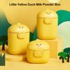 Milk Powder Box Formula Dispenser with Scoop Food Grade No Odor Cute Duckling Shape Formula Storage Container Baby Milk Powder Snacks Nuts Box