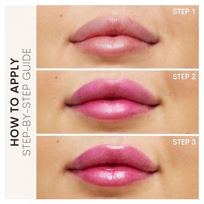 Gosh Copenhagen Huile à Lèvres Brillante Lip Glaze 001 Shocking Pink Gosh