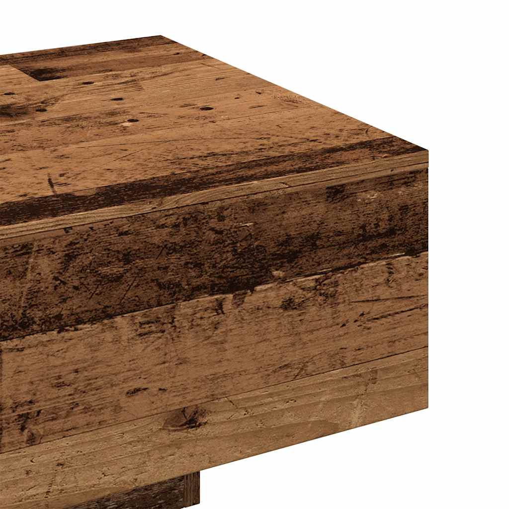 Coffee Table with Vintage Wood Look 100 x 49.5 x 31 cm Engineered Wood