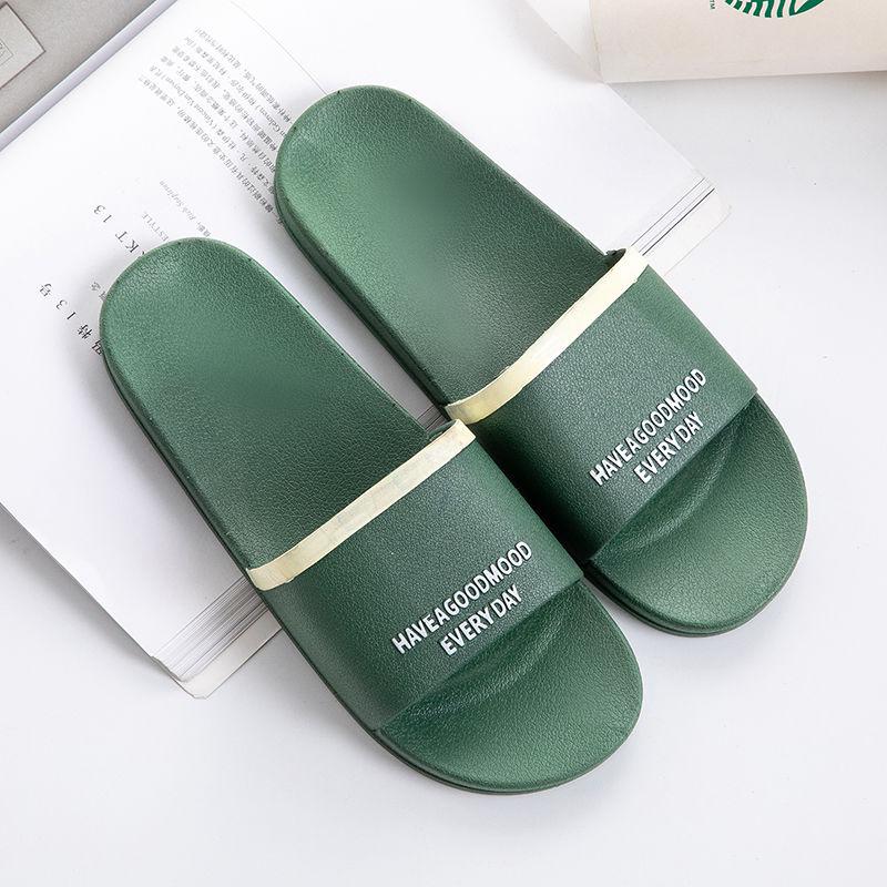 Модные летние женские домашние тапочки, удобные нескользящие шлепанцы для ванной, домашние тапочки для пар, женская обувь, утолщенные сандалии на плоской подошве