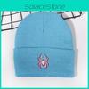 Knitted Spider Embroidered Knit Hat With Warmth For Autumn Streetwear Fans