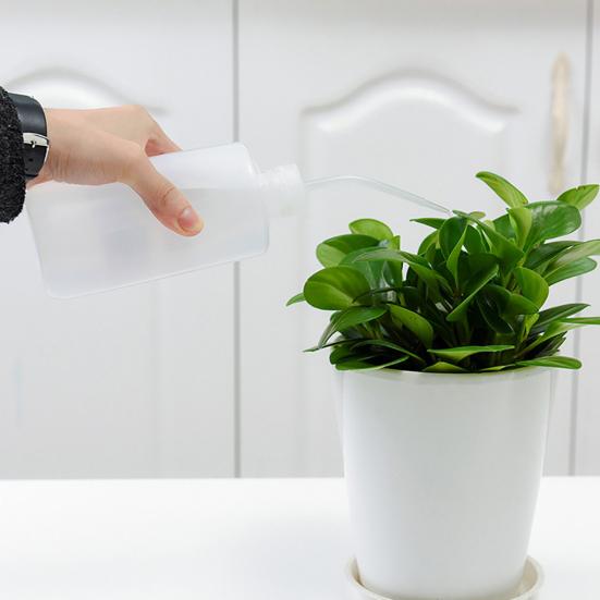 Бутылка для полива с носиком Пластиковая бутылка для мытья со шкалой 250 мл 500 мл 1000 мл Бутылка с носиком с узким горлышком Маленький инструмент для полива суккулентов Чистка