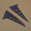 For Toyota Sienna -2025 Carbon Fiber Rear Door Spoiler Wing Cover Trims