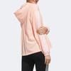 Adidas Neo Solid Color Classic Three Stripe Zip-Up Hoodie Women Jacket Pink EI4269