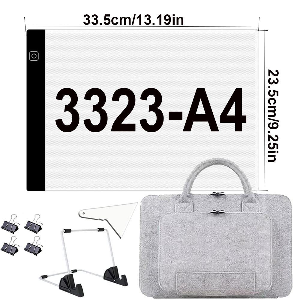 New A4/A5 Three Level Dimmable Led Light Pad Drawing Board Pad Tracing Light Box Eye Protection Easier for Diamond Painting
