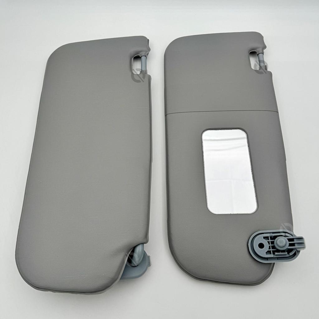 Sun Visor for Hyundai I20 Left-Right 2 Pieces Set 2008-2018 Years with Mirror
