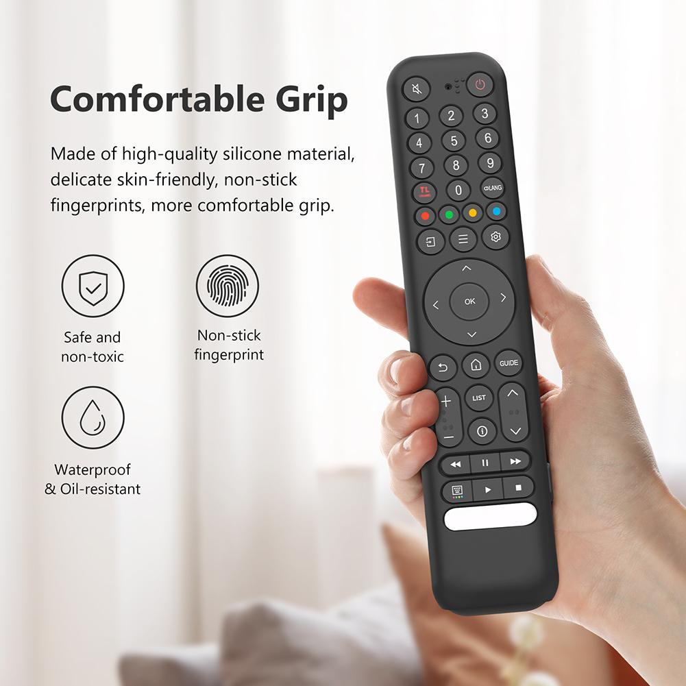 Силиконовый чехол для пульта TCL RC716/RC833 GUB1 Защитный чехол для пульта Противоскользящий силиконовый рукав Ударопрочный Защита от падений со шнурком