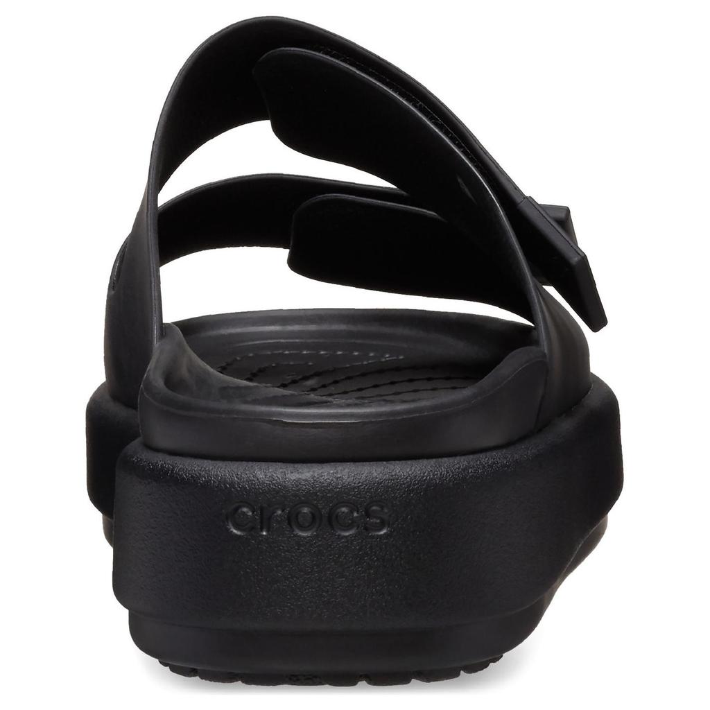 Crocs Brooklyn Comfortable Versatile Non-Slip Slide Sandals Women Footwear Black 209586-060