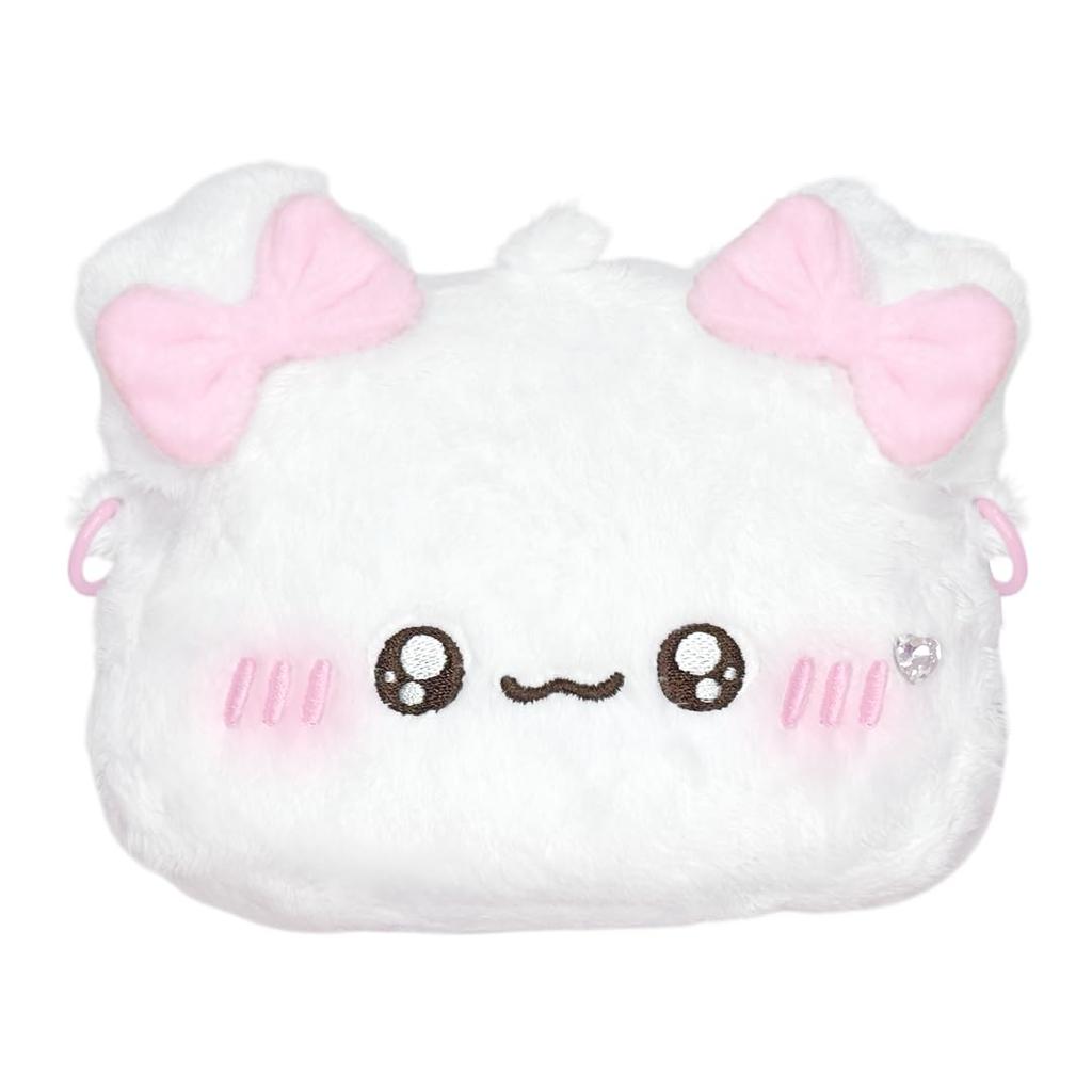 Chimumu [Fuwakyun] Plush Pouch | Cute Character Small Item Case, Makeup Storage Case, Fluffy Material, Great Gift