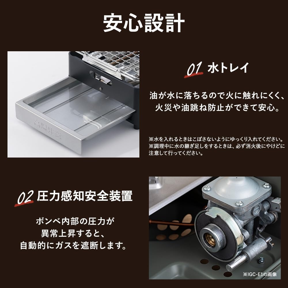 Кассетная плита Iris Ohyama Робатаяки для домашнего использования Якитори Хамаяки Гриль Хамаяки на древесном угле IGC-R1-H