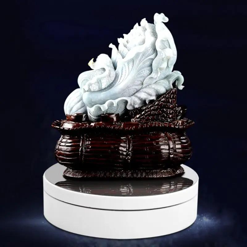 1 шт. Моторизованная вращающаяся подставка для зеркала, поворотный стол на 360 градусов, держатель для ювелирных изделий, блок питания USB, вращающаяся съемка, три скорости