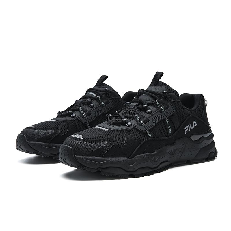 FILA Trek 1S Abrasion Resistant Coverage Casual Shoes Men's Black F12M542145FBK