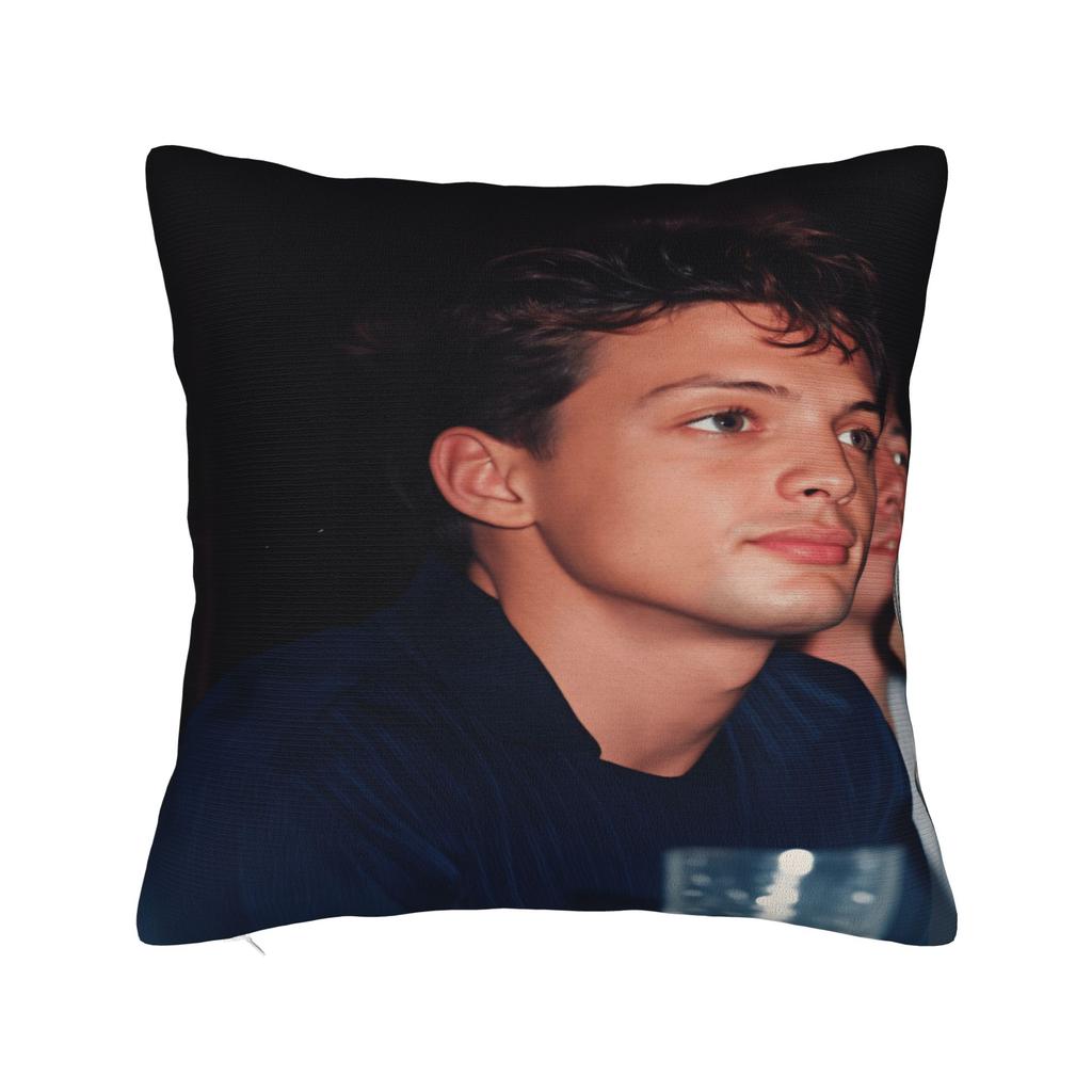 Singer L-Luis M-Miguel Pillow Cover Retro Trendy Pillow Case For Sofa Couch Bed Living Room Soft Pillowcases Birthday Present