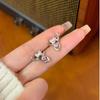 Adorable Star-Catching Kitten Earrings: Sweet Pink Heart Design for Girls and Women