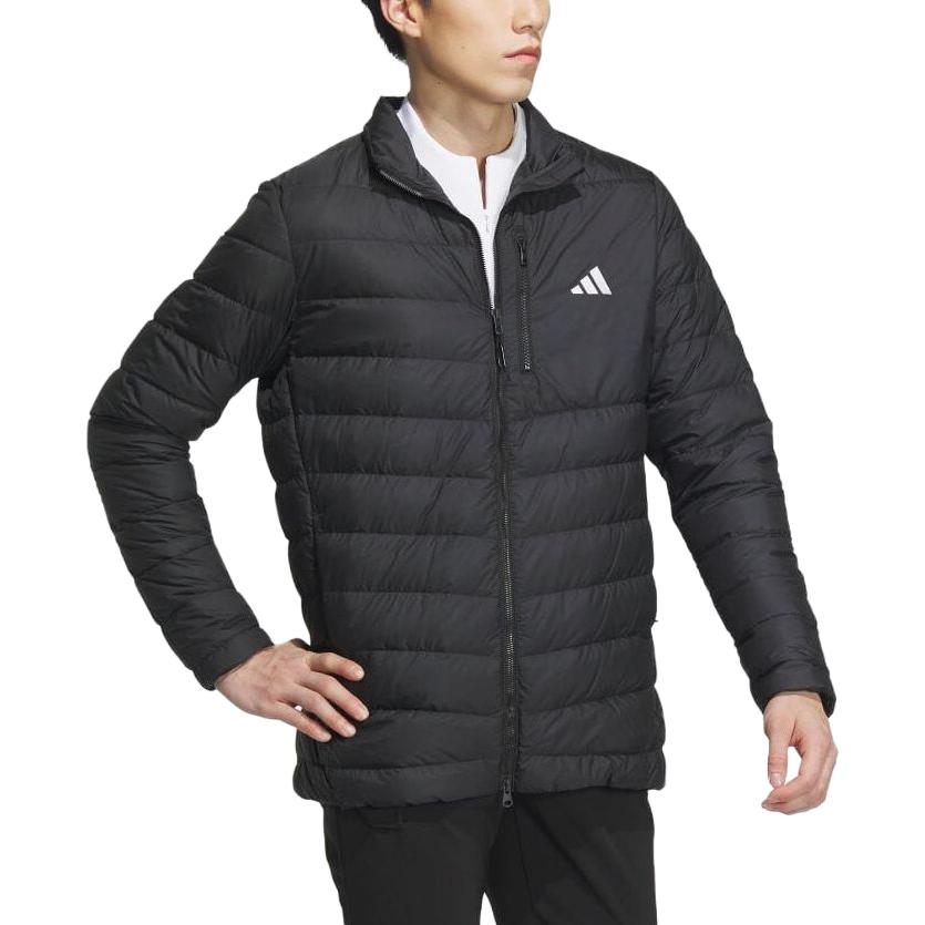 adidas Мужские пуховики Черные С воротником-стойкой Умеренные Другие HZ6061