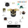 MOACCE Motorcycle Cell Relay Starter Relay Compatible Model Suzuki GN125 1991-1997/GSF400 1991-1993/GS500 1989-1996/GSX600 1988-1997/