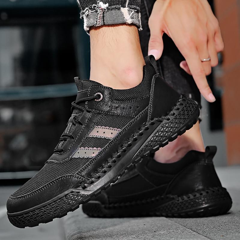 Модная и аутентичная мужская обувь. Повседневная мужская обувь ручной работы. Мужская повседневная кожаная обувь. Походная обувь.