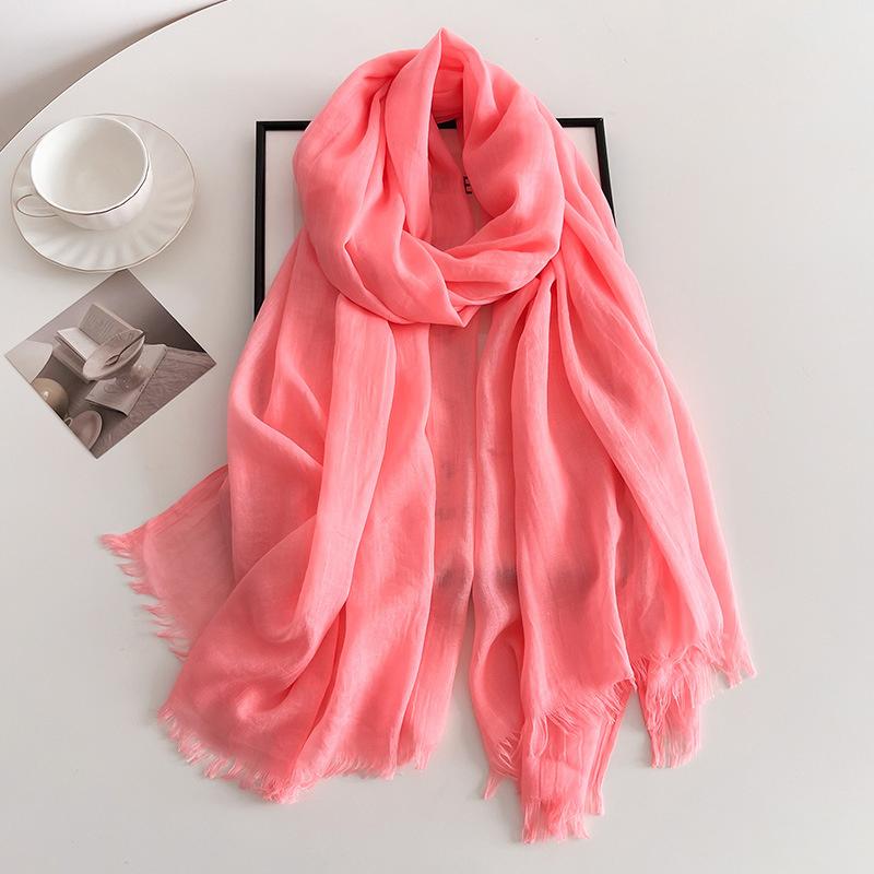 New Ramadan Big Size Women High Quality Muslim Hijabs Plain Solid Color Scarf Shawls Lady Wraps Headwear Pashmina