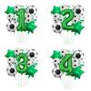 Green Yin Football Balloon Set Sports Football Latex Balloon Children'S Birthday Party Decoration Scene Arrangement