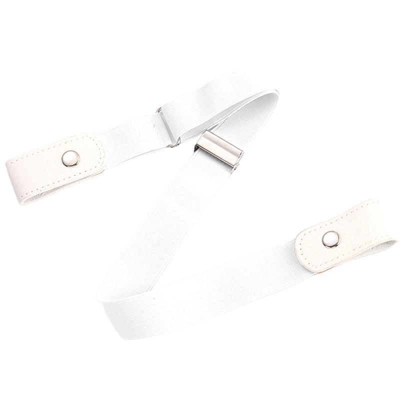 Поясной ремень без пряжек для джинсовых брюк, эластичный пояс без пряжек для женщин/мужчин, ремень без хлопот