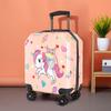 2022 New Kids Cartoon Suitcase On Wheels,travel Trolley Luggage Case,pink Rainbow Round Girls Rolling Luggage Bag,cute Boy Gift
