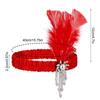 For Women Girls Costume Party Bridal Headpiece Headdress Gatsby Flapper Feather Headband