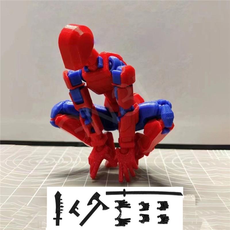 13 шарнирных подвижных фигурок, робот-трансформер, 3D-печатный манекен, персонаж, сборка игрушек, игры для родителей и детей, детские подарки, игрушка для снятия давления