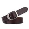 Womens Leather Belt With Simple Design And Bright Leather Finish For Casual Wear