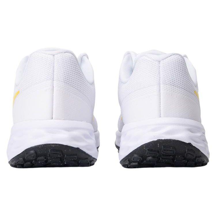 Nike Revolution 6 Next Nature White Opti Желтые женские кроссовки Черные DC3729-105