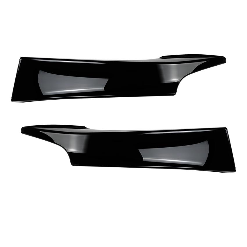 2Pcs Front Bumper Lip Splitter Body Kit For BMW 1 Series F20 F21 M135i Pre LCI M-Sport 2012-2015 Splitter Sport Exterior Tuning