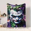 1pc Joker Flannel Throw Blanket Lightweight Soft Warm All Season Blanket for Sofa, Bed, Travel, Camping L1024216