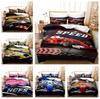 3D Racing Bedding Set Extreme Sports Duvet Cover 2/3 Boys' Room AU140 * 210 Household Soft and Easy To Clean Zippered Home Decoration Set