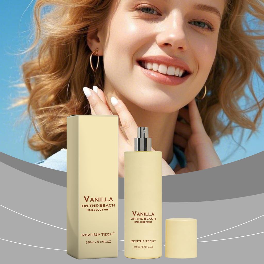 Vanilla beach fragrance spray natural fresh elegant daily romantic portable fragrance mist