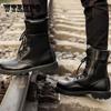 Combat Boots Men's Military Boots Autumn and Winter High-top Security Shoes Military Shoes Men Boots