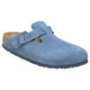 Birkenstock Замшевые домашние тапочки с пряжкой 1027649