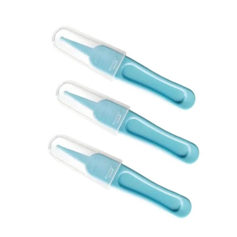 1/2/3/4pcs Baby Dig Booger Clip Infants Ear Nose Navel Clean Tool Kid Safety Tweezers Cleaning Forceps Toddler Nasal Cavity Care