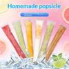 100/50Pcs Disposable Transparent Popsicle Bags Ice Cream Juice Yogurt Chocolate Ice Bags Diy Kitchen Accessories Cool Summer