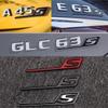 3D ABS Car Rear Trunk Badge Decal Emblem Sticker S Logo For Mercedes A GLA CLA 45 GLE GLC C E 63 S X156 W205 W212 W207 W176