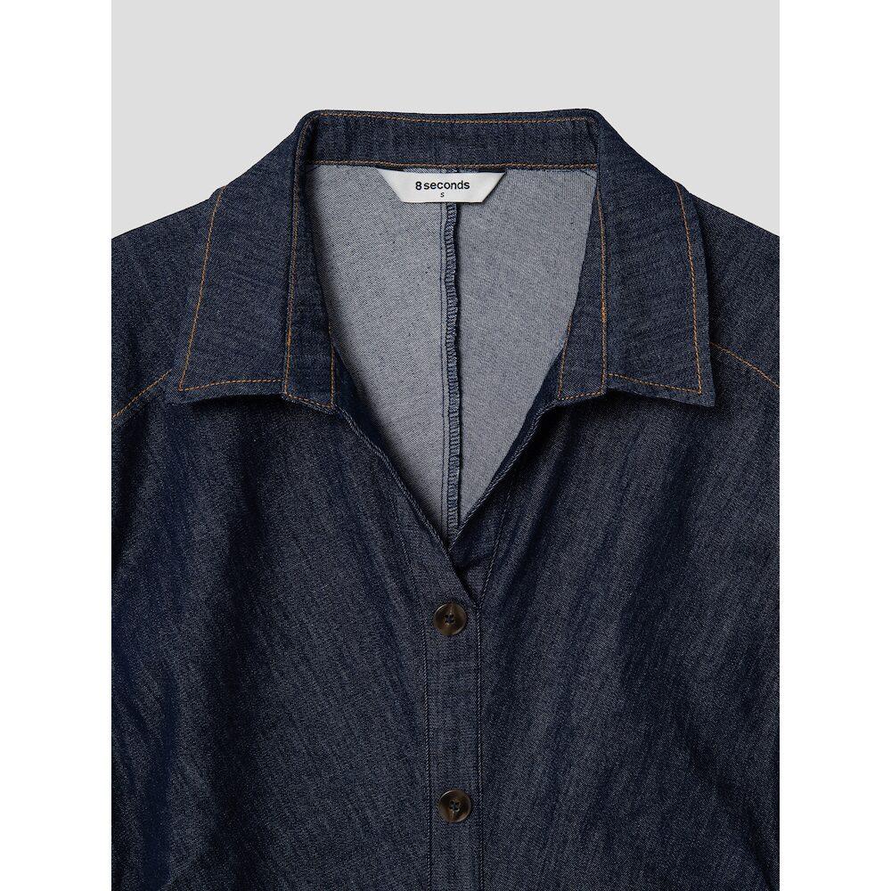 8SECONDS Indigo Denim Dress Navy (354771Mp3R)