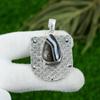 Pear Sardonyx Gemstone Art Deco Daughter Engagement Trendy Pendant 925 Silver