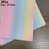 [CL] 3 шт. Бобы-предохранители Радужный Блеск Ткань для выпечки Сияющая Антипригарная Термостойкая Гладильная доска DIY Плавящиеся бусины Аксессуар для рукоделия