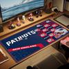 New England Patriots Logo Color Mouse Pad Large Gaming Table Cushion Non-slip Laptop Tablet Big Mousepad XXL Mat Mini PC Playmat With Lock edge