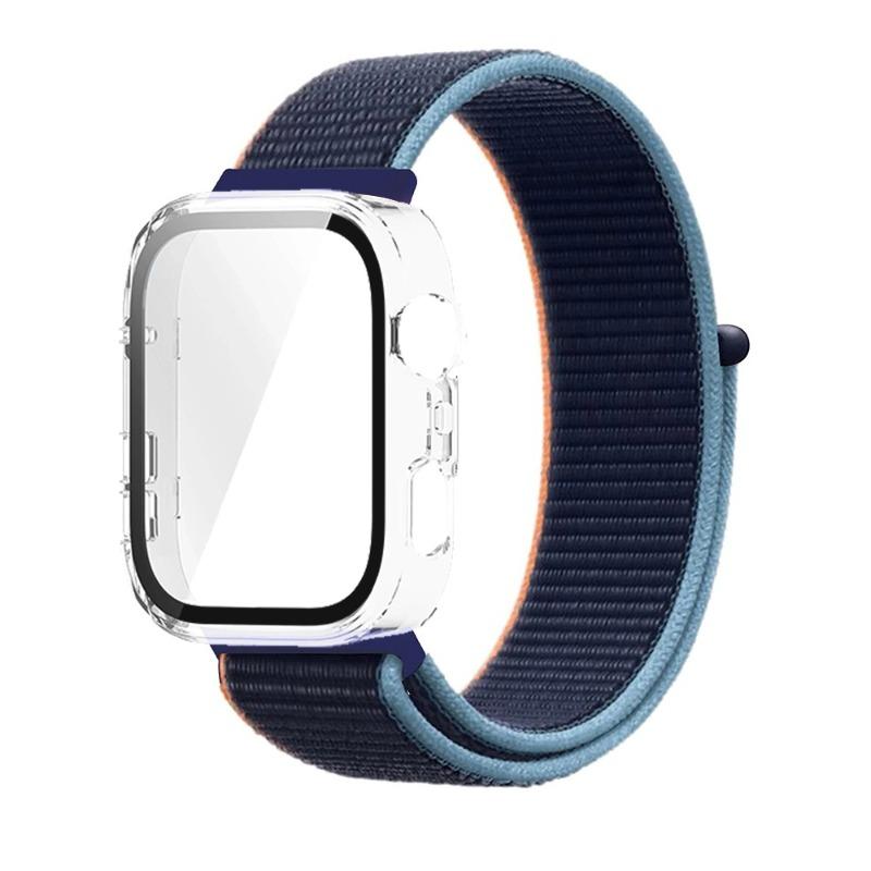 Нейлоновый ремешок + ПК-корпус для Huawei Watch Fit 3/4/4 Pro Защитный чехол от падения + Удобный дышащий браслет Ремешок Correa