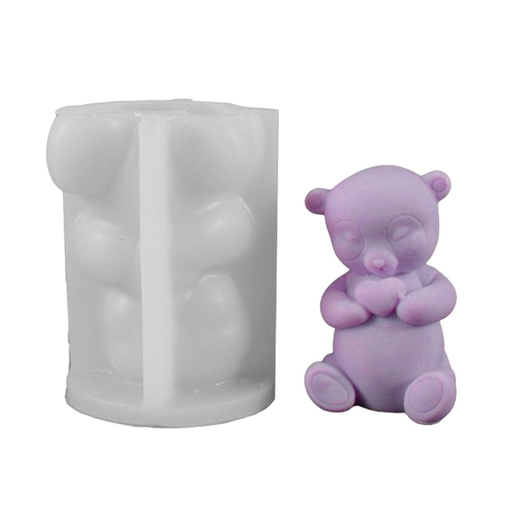Flexible Silicone Mold Animal Shape Candle Molds Scented Aromatherapys Making Mould Handmade Desk Ornament Mould