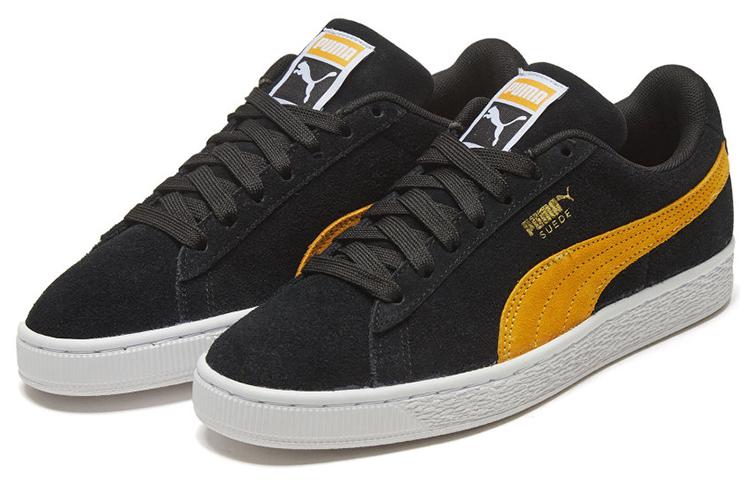 Men's Sneakers Puma Suede Black Golden Rod