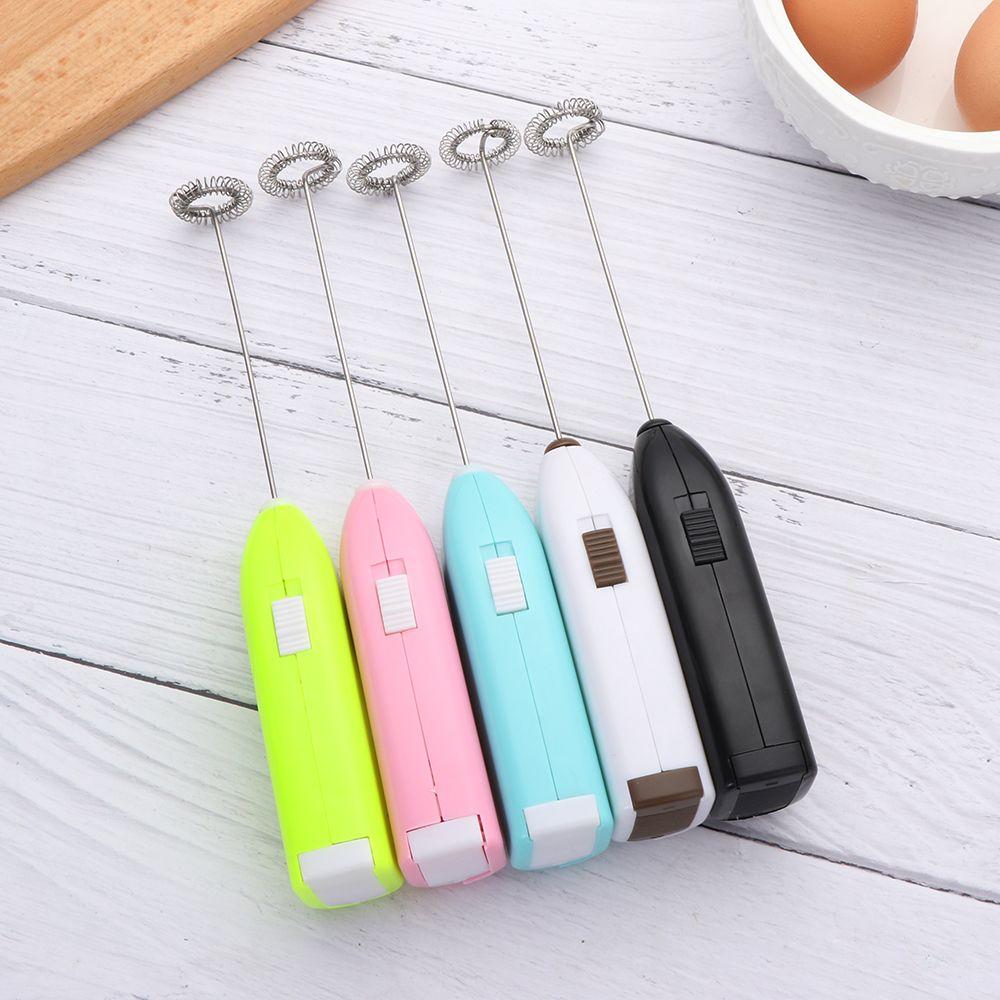 Home Kitchen Stainless Steel Foamer Egg Beater Electric Milk Frother Coffee Stirrer Cake Blender