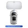 Ice Crystal Sunshade For Tesla Model 3 Highland 2024-2026 Model Y Juniper 2025 2026 Car Roof Front Rear Heat Insulation SunShade